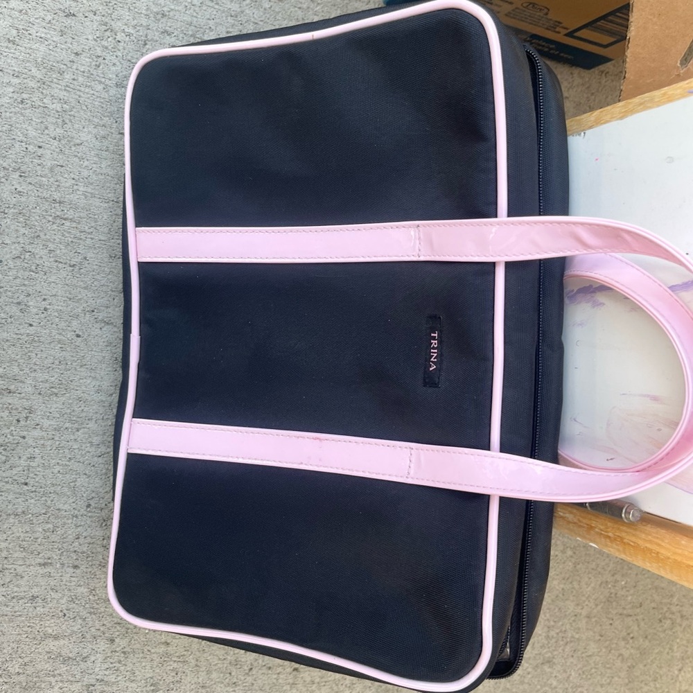 Black and Pink Tote Bag